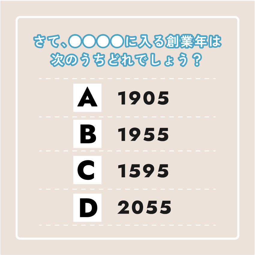 70周年記念 クイズ応募