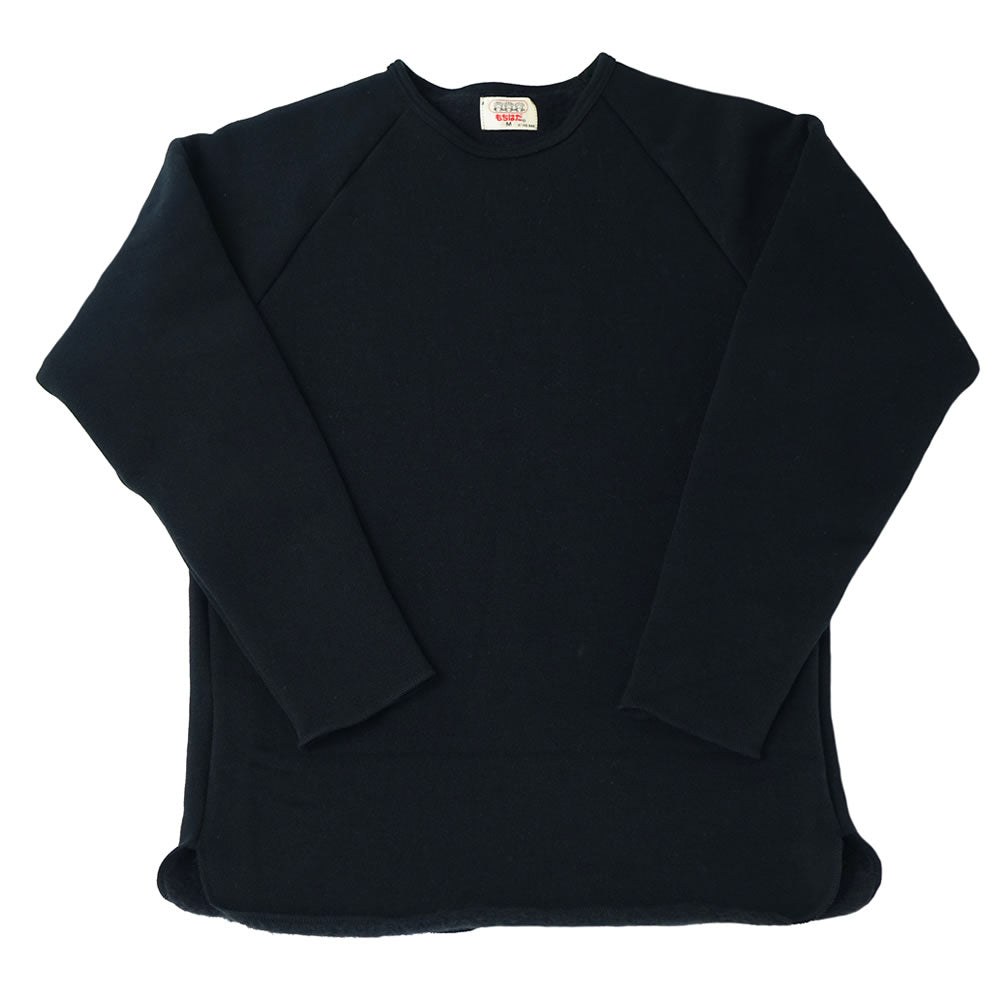 もちはだ L/SラグランT〔男女兼用〕 XL ブラック