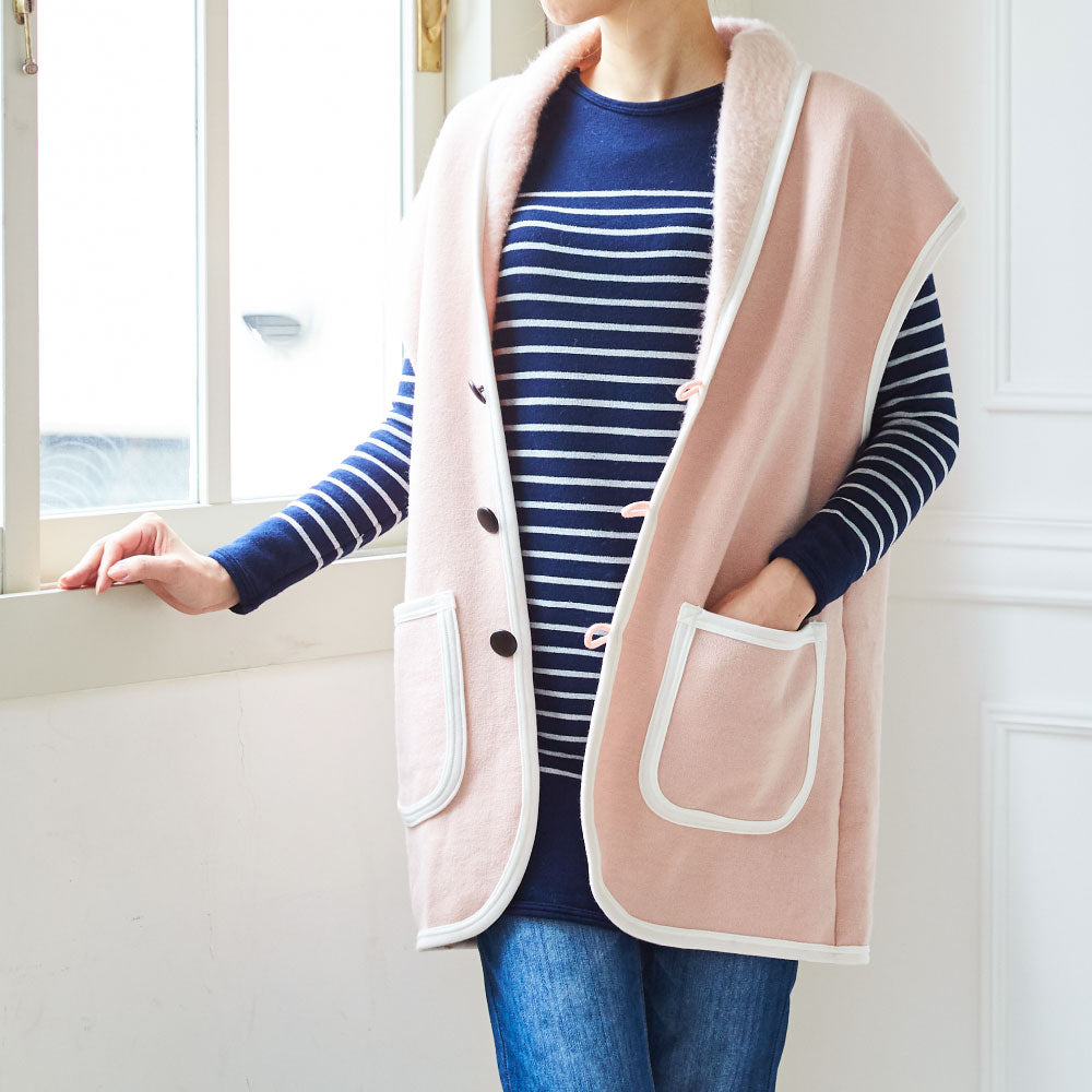 □もちはだ あったかルームベスト〔女性〕