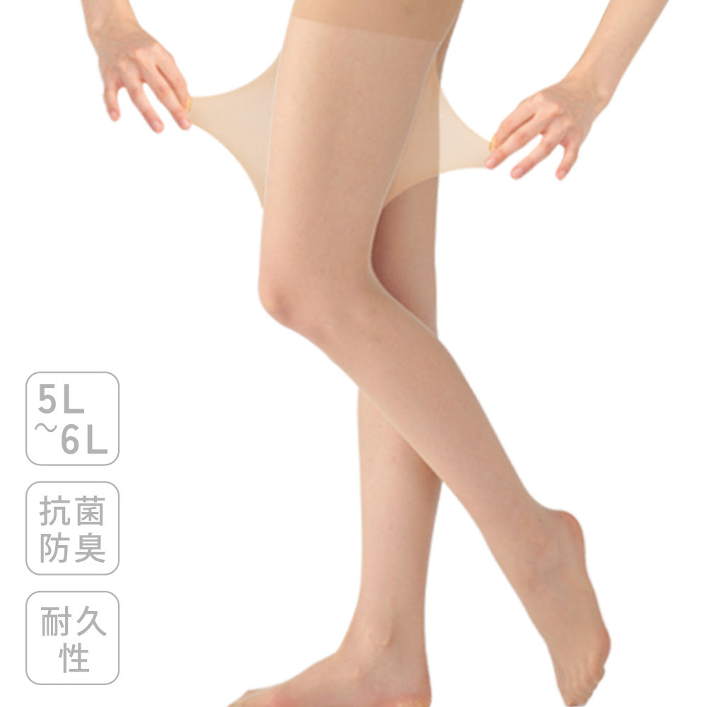 ○レヴアル ゆったりサイズ ストッキング(5L-6L)