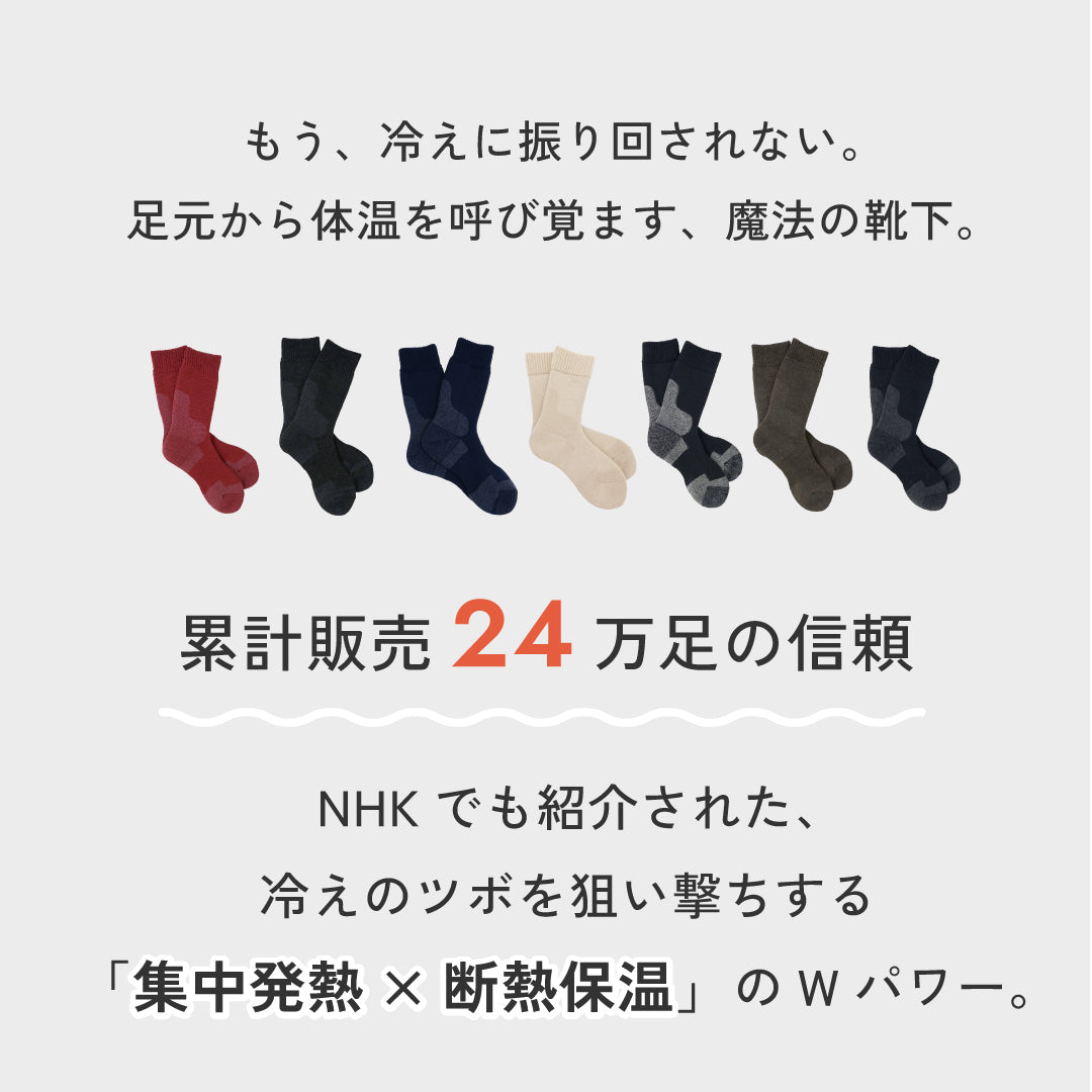 ポカポカソックス 日本製 冷え取り発熱ソックス 裏起毛であったか靴下 ポカポカソックス 日本製 冷え取り発熱ソックス 裏起毛であったか靴下