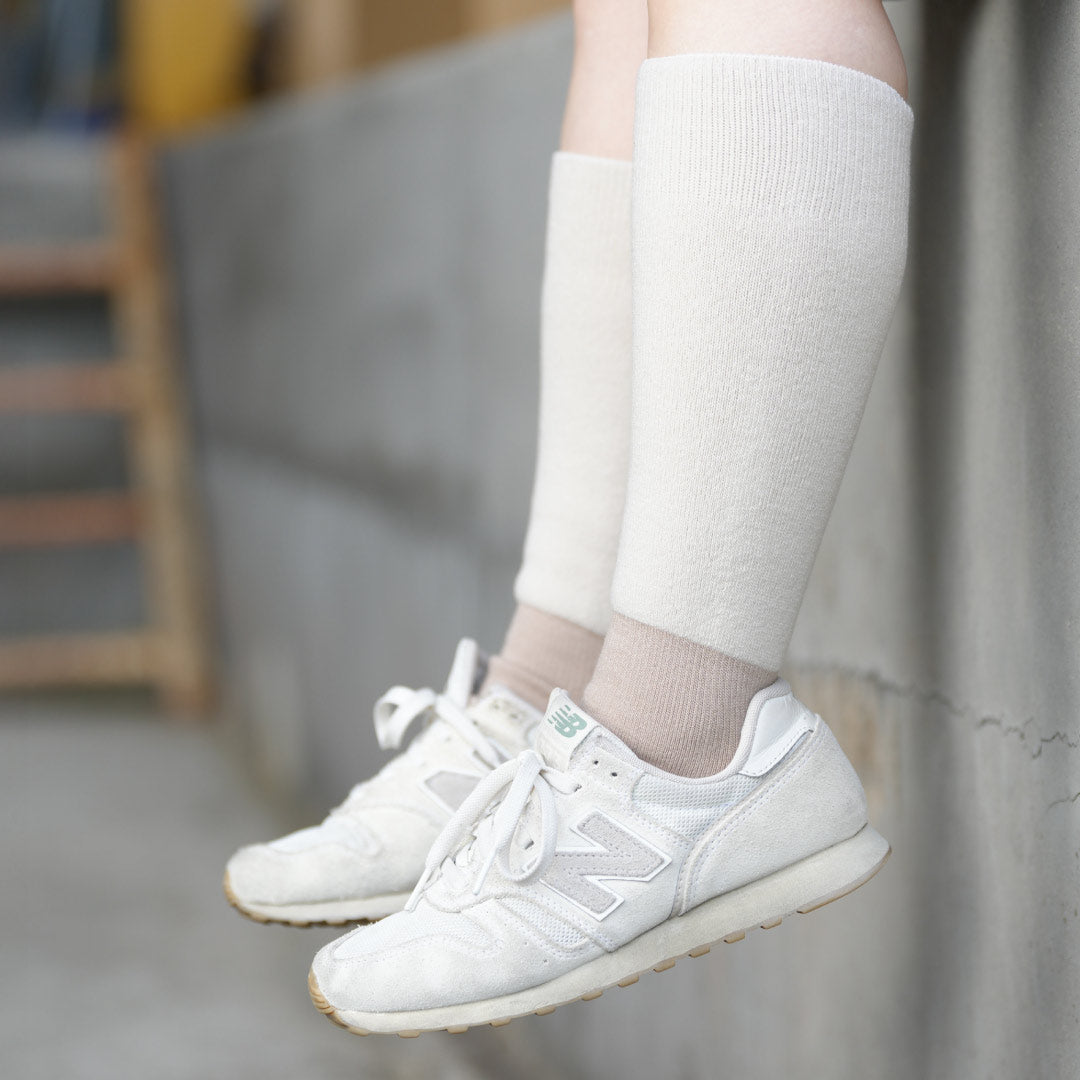 靴が履けるレッグウォーマーいらずのあったかソックス