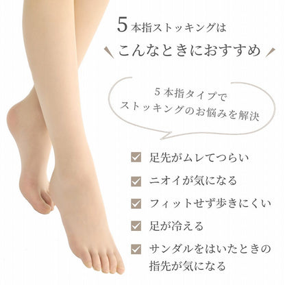 レヴアル 5本指パンティストッキング PURE〔女性〕